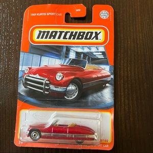 Matchbox Red1949 Kurtis Sport Car Convertible Car 28/102